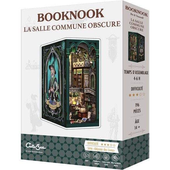 Book Nook La Salle Commune Obscure 196 Pièces Cutebee