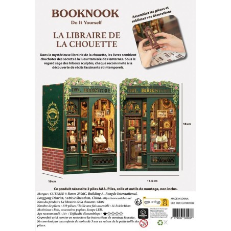Booknook - La Librairie De La Chouette - Cutebee