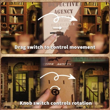 Book Nook - Rose Détective Privé - 322 Pièces