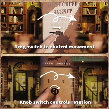 Book Nook Rose Détective Privé - Cutebee