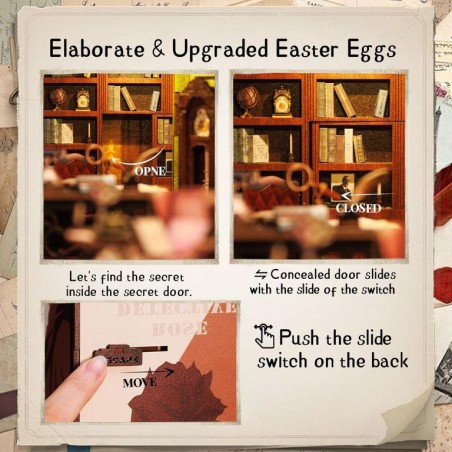 Book Nook Rose Détective Privé - Cutebee