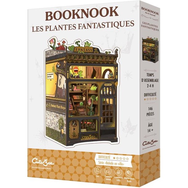 Book Nook Les Plantes Fantastiques 146 Pièces Cutebee