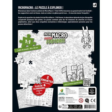 Micro Macro Puzzle 500 pcs : Football - Spielweise