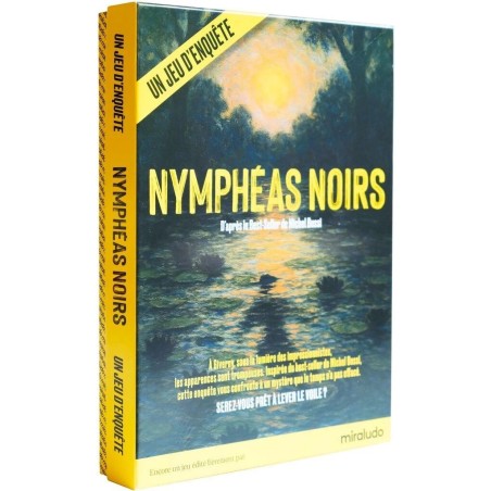 Nymphéas Noirs - Jeu de Société - Jeu d'Enquête - Miraludo