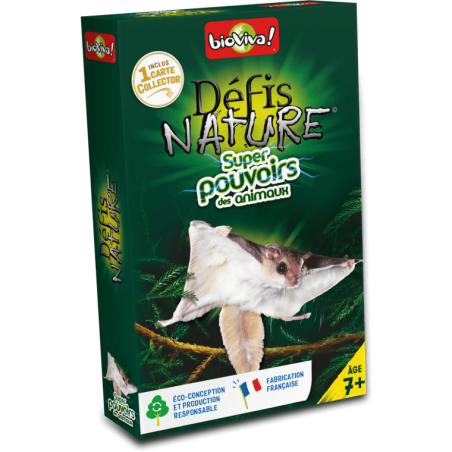 Défis Nature - Super Pouvoirs des Animaux - Jeux de société - Bioviva Editions