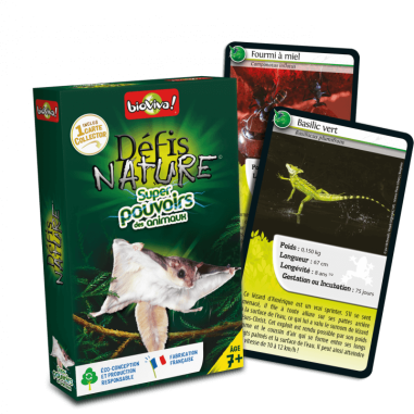 Défis Nature - Super Pouvoirs des Animaux - Jeux de société - Bioviva Editions