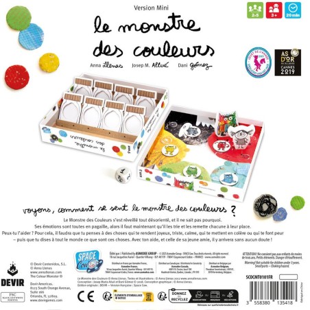 Le Monstre des couleurs - mini - Space Cow