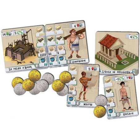 Les Bâtisseurs - Antiquité - Jeu de société - Bombyx