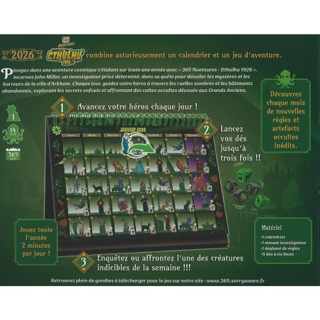 365 Aventures – Cthulhu 1926 - Jeux de société - Sorry We Are French