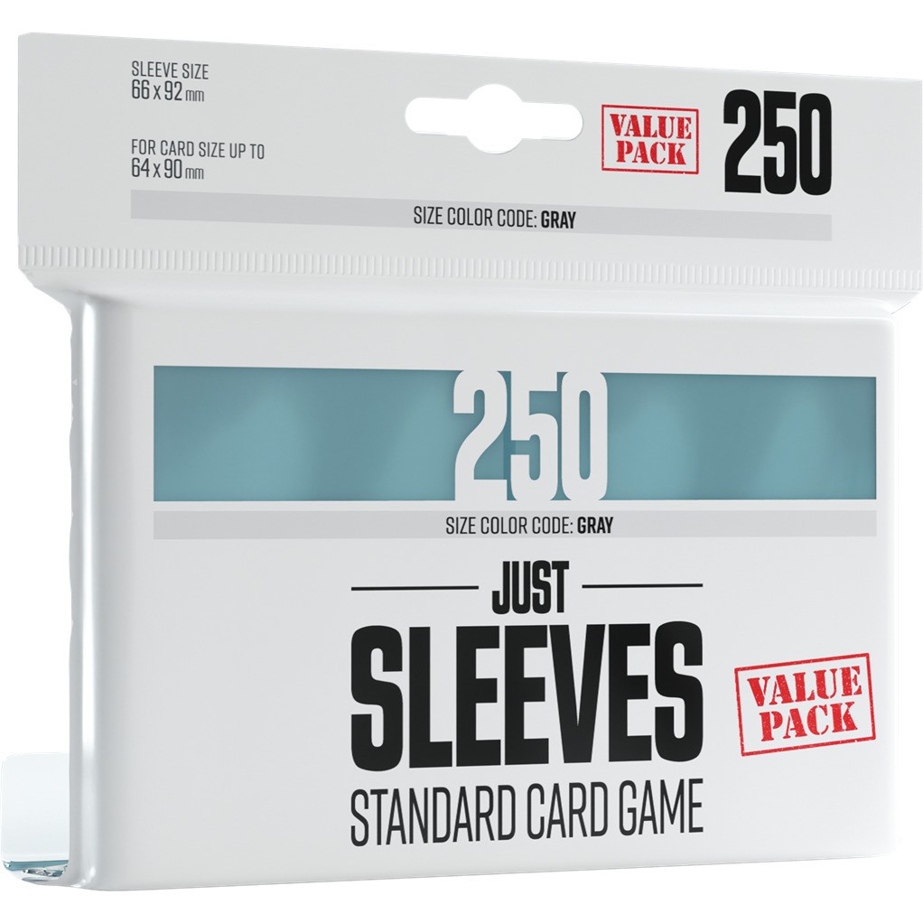 Gg : 250 Just Sleeves Value Pack Clear 62x92mm Gamegenic