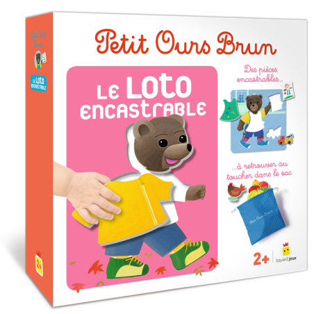 Loto encastrable Petit Ours Brun - Bayard Jeux