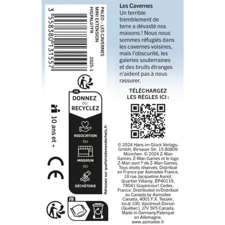 Paleo - Extension Les Cavernes - Jeux de société - Hans im Gluck