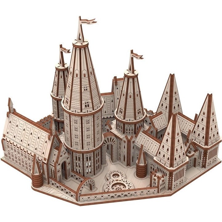 Château wizard Maquette 3D fixe en bois Gigamic