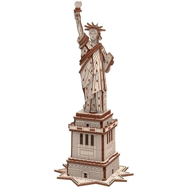 Statue de la Liberté Maquette 3D fixe en bois Gigamic