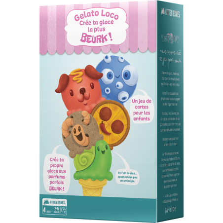 Gelato Loco - Jeu de Société Juniors - Exploding Kittens