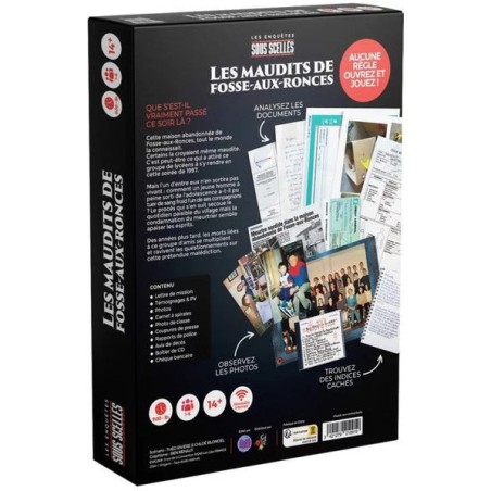 Les Maudits de FosseRonces - Sous Scellés - Jeux de société - Gigamic