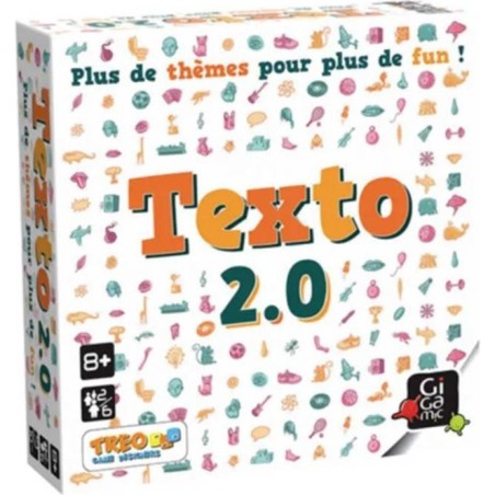 Texto 2.0 - Jeu d'ambiance à partir de 8 ans - Gigamic
