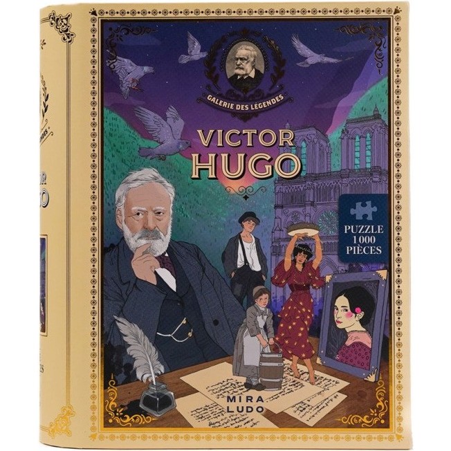 Puzzle Galerie des Légendes : Victor Hugo 1000 pièces Miraludo