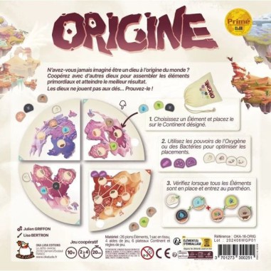 Origine - Éditions