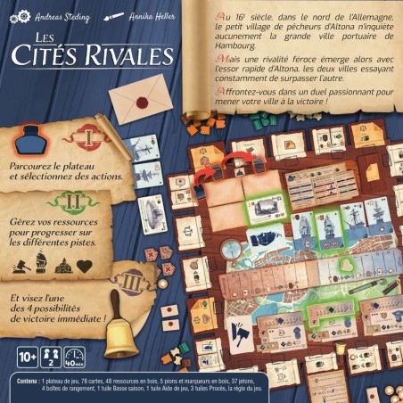 Les Cités Rivales - Un jeu Deep Print Games