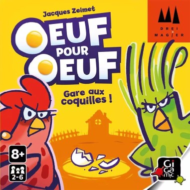 Oeuf pour Oeuf - Jeu d'ambiance familial