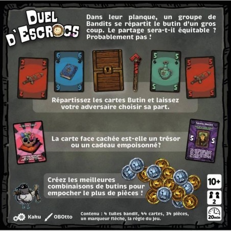Duel d'Escrocs - Un jeu Korea Board Games