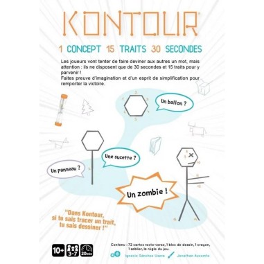 Kontour - Jeu d'Ambiance - Jeu de Dessins - Gigamic