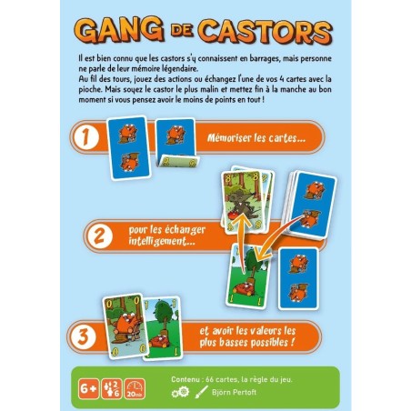 Gang de castors : boîte métal