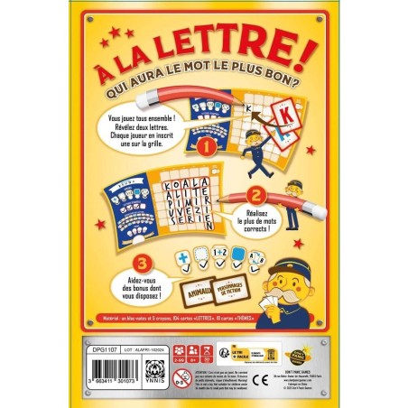A la Lettre ! - Jeu de société - Don't Panic Games - Don t Panic Games