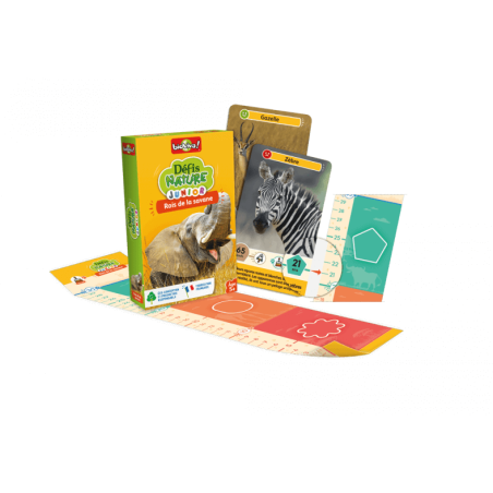 Défis Nature Junior - Rois de la Savane - Jeux de société - Bioviva Editions