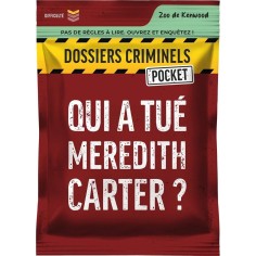 Dossiers Criminels Pocket - Qui a tué Meredith Carter? - Jeux de société - Platonia Games