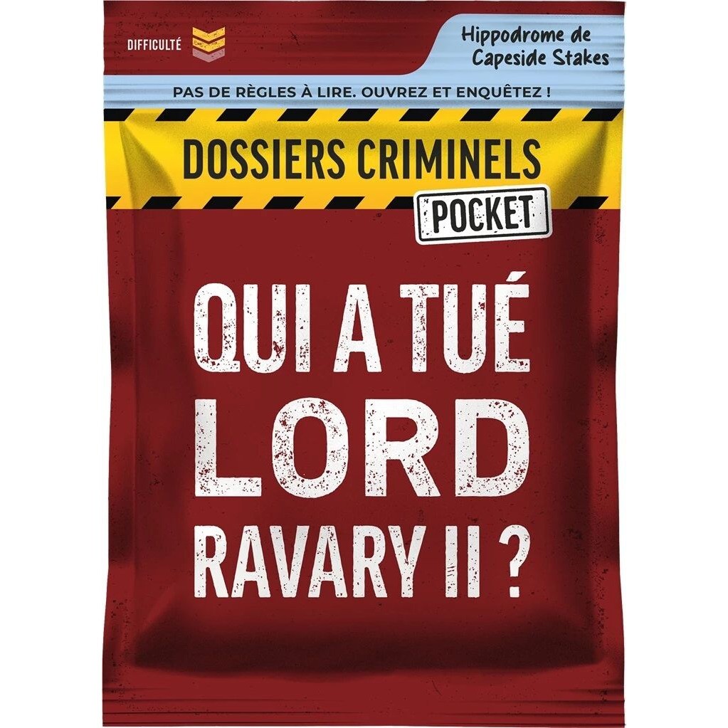 Dossiers Criminels Pocket Qui tué Lord Ravary Ii ? Platonia Games