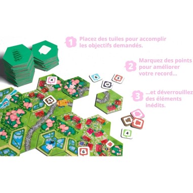Dorfromantik Sakura - Un jeu Pegazus Spiele