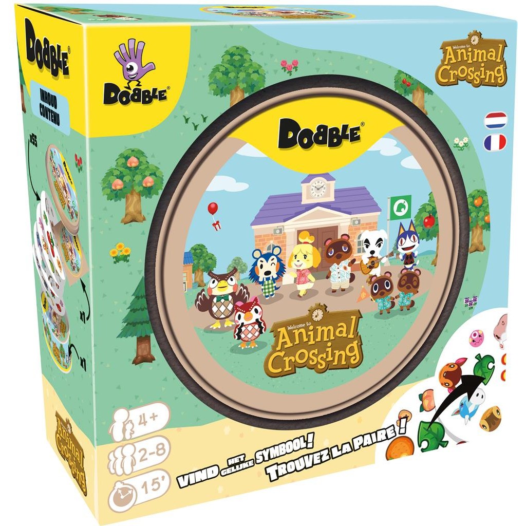 Dobble Animal Crossing Eco Sleeve Fr/Nl Zygomatic (asmodee)