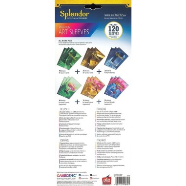 Splendor - 120 Protège-Cartes - Accessoire de jeu - Gamegenic