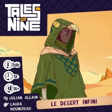 Le Désert Infini - Tales of Nine - Jeu de Société Solo - Arkham Society