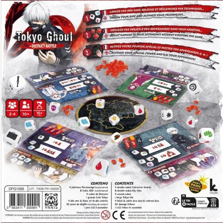 Tokyo Ghoul District Battle - Jeu de Société - Don't Panic Games - Don t Panic Games