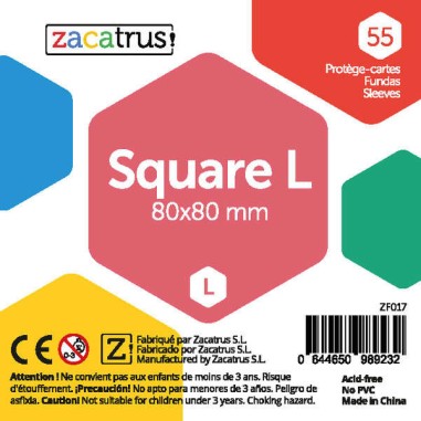 Protège-cartes Zacatrus Square - 80 80 mm - Zacatrus - Accessoires