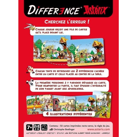 Différence - Edition Astérix