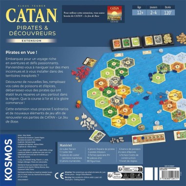 Catan - Extension Pirates et Découvreurs - Jeu de société - Zman Games - Kosmos