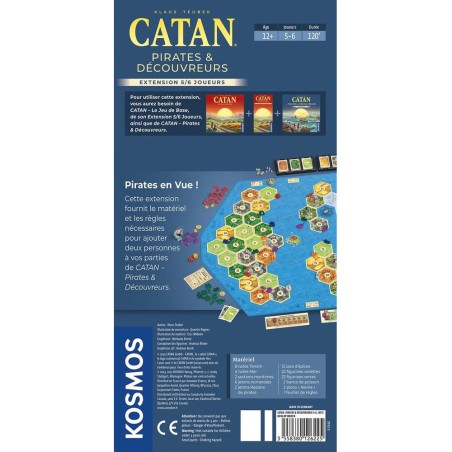 Pirates & Découvreurs - Extension 5/6 joueurs - Catan
