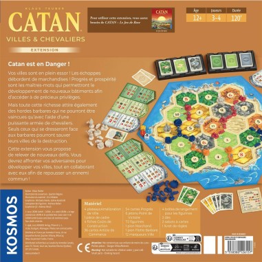 Catan - Extension Villes et Chevaliers - Jeu de société - Kosmos
