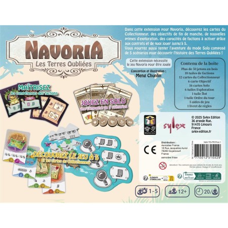 Navoria - Les Terres Oubliées - Jeux de société - Sylex