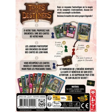 Terres de Destinées - Jeu de Société - Jeu de Cartes - Don t Panic Games