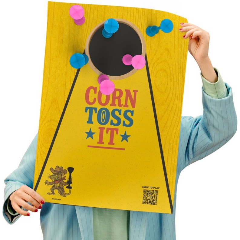 Poster Corvées et Cornhole Tossit