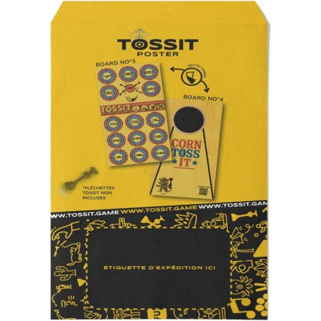 Poster Tossit - Corvées + Cornhole - Tossit - Jeux classiques