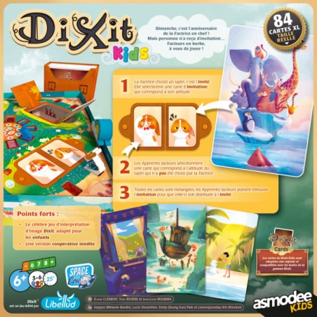 Dixit Kids - Asmodée Kids - Jeux de société - Space Cow