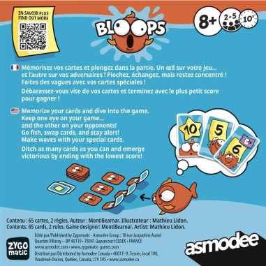 Bloops - Jeu de Société - Jeu de Cartes - Zygomatic