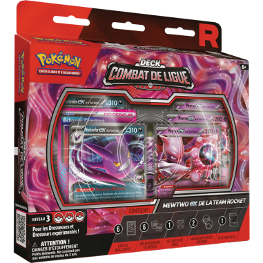 : Deck Combat de Ligue Mewtwo‑ex de la Team Rocket - Pokemon - Jeux de cartes - Pokémon