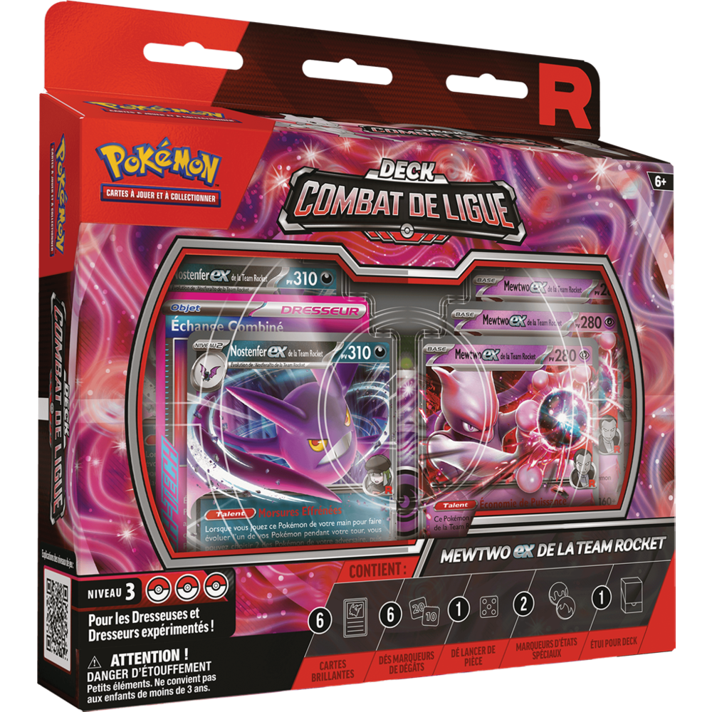 : Deck Combat de Ligue Mewtwo‐ex de la Team Rocket Pokémon